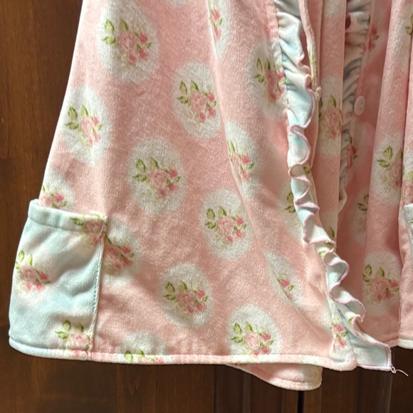 SweetHoney Light Pink Floral Ruffle Swim Coverup — so sweet!! size 6 - Picture 6 of 7
